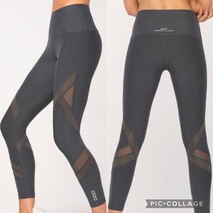 EUC! LORNA JANE Edge Core Ankle Biter Tight in Grey!